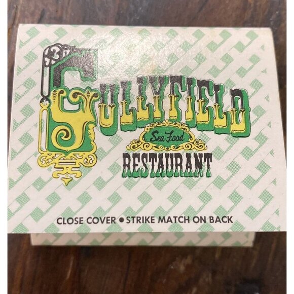 Vintage Matchbook Sullyfield Restaurant Myrtle Beach SC unstruck‎ 30 matches - Picture 3 of 5